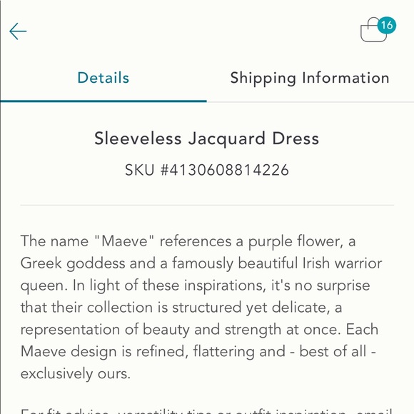 SOLD Anthro Jacquard Dress - Picture 2 of 4